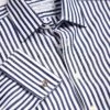 Navy Butcher Stripe Shirt