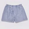 Boxer Shorts - Navy Butcher Stripe