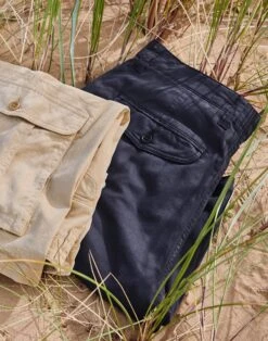 Cargo Shorts - Navy -Joseph Turner Shop Mens Navy Cargo Shorts MHSHCANAV 5