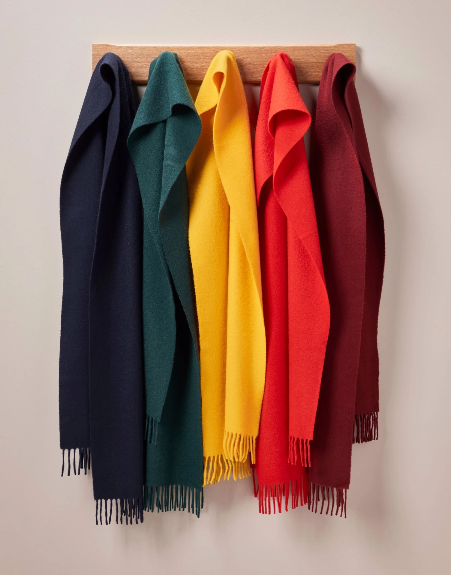 Cashmere Scarf - Navy 4 Cashmere Scarf - Navy - Image 2