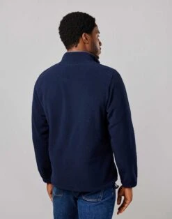 Coverdale Fleece Jacket - Navy -Joseph Turner Shop Mens Navy Fleece Jacket MOFLJANAV 2