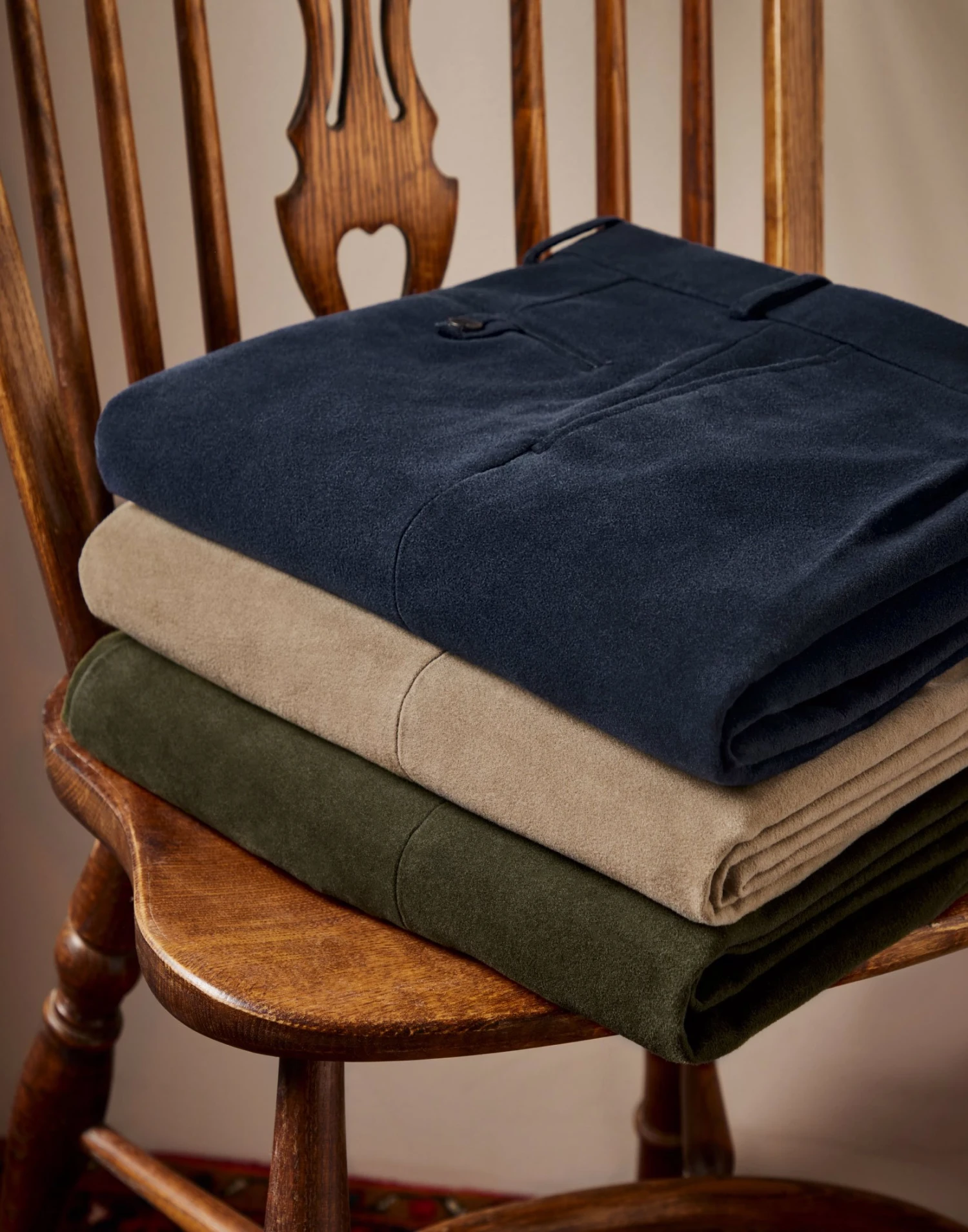 Moleskin Trousers - Navy 6 Moleskin Trousers - Navy - Image 4