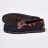 Oakland Deck Shoes - Navy -Joseph Turner Shop Mens Navy Oakland Deck Shoes MFSDONNAV 1