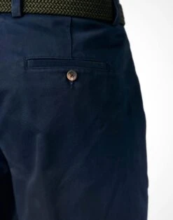 Pleated Front Shorts - Navy -Joseph Turner Shop Mens Navy Pleat Front Shorts MHSHTWDKN 3