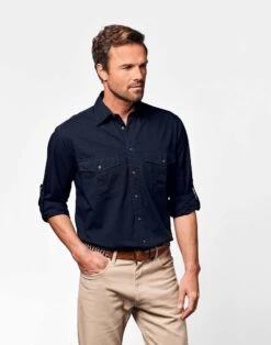 Safari Shirt - Navy