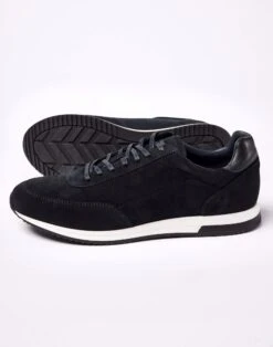 Bannister Trainers - Navy Suede