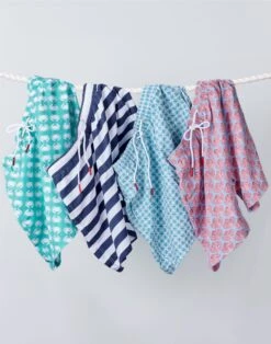 Swim Shorts - Navy/White Stripe -Joseph Turner Shop Mens Navy White Stripe Swim Shorts MHSWTRNWS 5