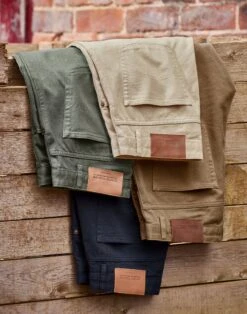 Twill Jeans - Nutmeg -Joseph Turner Shop Mens Nutmeg Twill Jeans MPJETWTNN 6