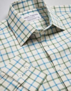 Olive/Blue Country Check Shirt