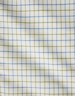 Olive/Cornflower Country Check Shirt -Joseph Turner Shop Mens Olive Cornflower Country Check Shirt MSCYBO 2