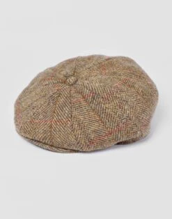 Newsboy Cap - Olive/Gold