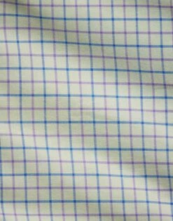Olive/Navy/Damson Country Check Shirt -Joseph Turner Shop Mens Olive Navy Damson Country Check Shirt MSCONP 2