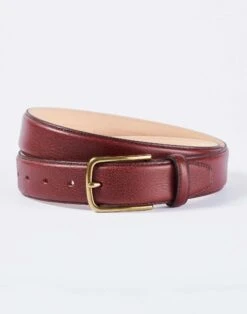Classic Leather Belt - Oxblood