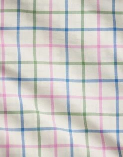 Pink/Blue/Olive Country Check Shirt -Joseph Turner Shop Mens Pink Blue Olive Country Check Shirt MSCPBO 2