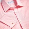 Pink Gingham Check Shirt -Joseph Turner Shop Mens Pink Gingham Formal Checked Shirt MSGSPK 1