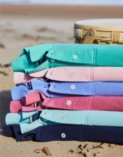 Pique Polo Shirt - Pink -Joseph Turner Shop Mens Pink Pique Polo Shirt MTPOLSPNK 5