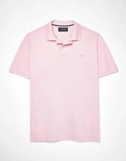 Pique Polo Shirt - Pink -Joseph Turner Shop Mens Pink Plain Polo Shirt MTPOLSPNK 3