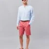 Pleated Front Shorts - Pink