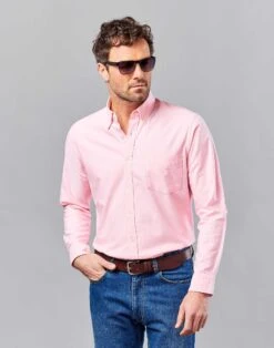 Washed Oxford Shirt - Pink