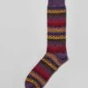 Fair Isle Socks - Purple