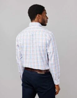 Casual Twill Shirt - Red -Joseph Turner Shop Mens Red Casual Twill Shirt MCCATWRED 2