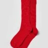 Combed Cotton Socks - Red