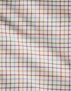 Red/Green/Purple Country Check Shirt -Joseph Turner Shop Mens Red Green Purple Country Check Shirt MSCPGR 2