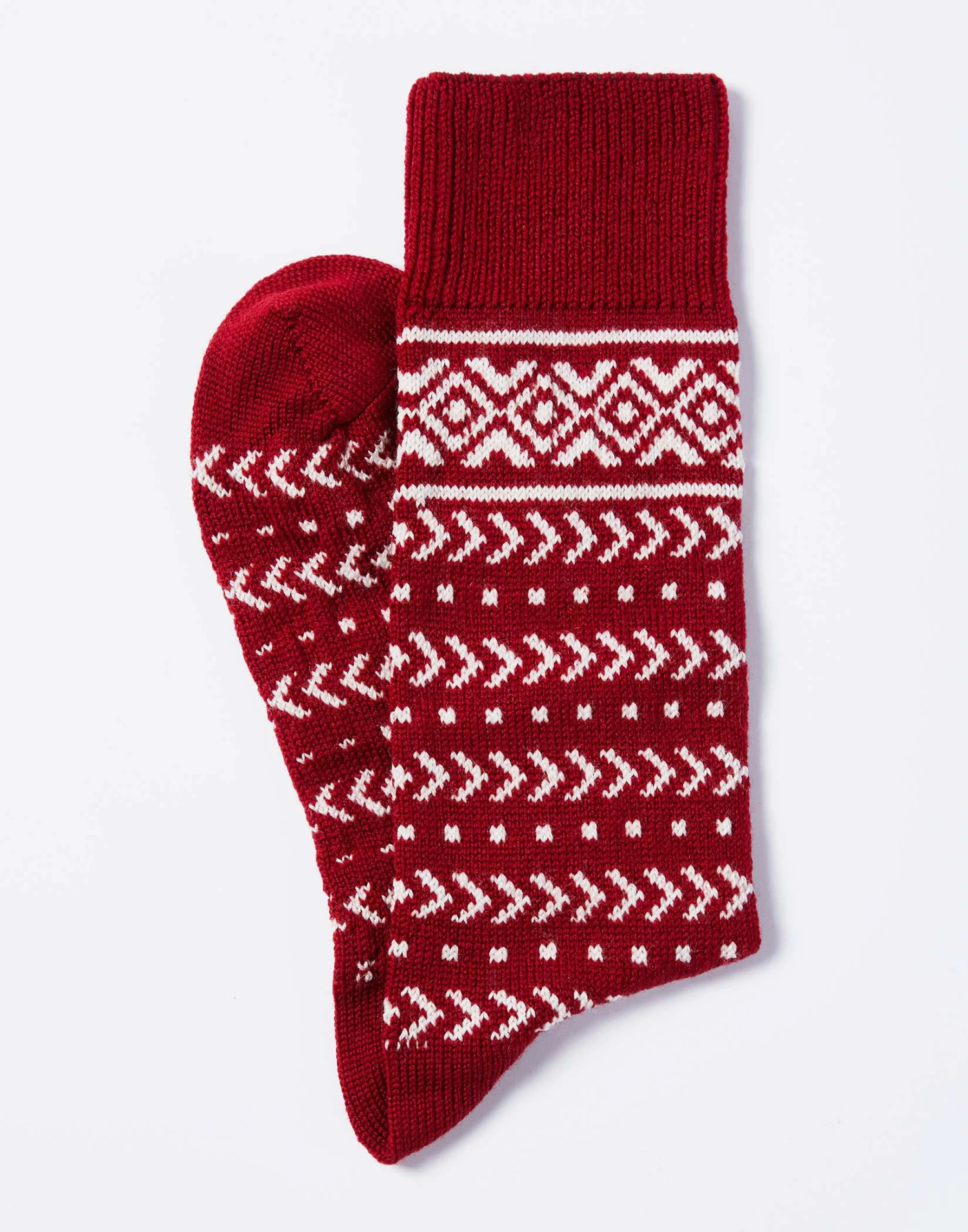 Nordic Socks - Red 3 Nordic Socks - Red