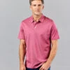Mercerised Jersey Polo Shirt - Rose