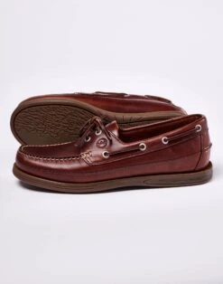 Fowey Deck Shoes - Saddle