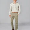 Flat Front Chinos - Sage -Joseph Turner Shop Mens Sage Flat Front Chinos MRCHFFSAG 1