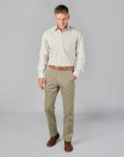 Flat Front Chinos - Sage