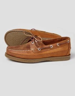 Fowey Deck Shoes - Sand