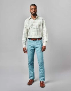 Twill Jeans - Sea Green