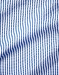 Joseph Turner Shop -Joseph Turner Shop Mens Sky Bengal Formal Striped Shirt MSBESK 2