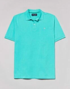 Pique Polo Shirt - Spearmint -Joseph Turner Shop Mens Spearmint Pique Polo Shirt MTPOLSSPM 3