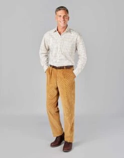 Corduroy Trousers - Straw