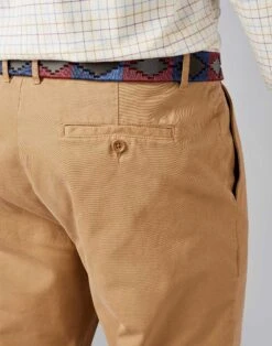 Flat Front Chinos - Tan -Joseph Turner Shop Mens Tan Flat Front Chinos MRCHFFTAN 4