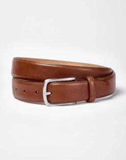 Classic Leather Belt - Tan