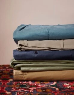 Pleated Front Chinos - Tan -Joseph Turner Shop Mens Tan Pleat Front Chinos MRCHINTAN 6