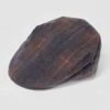 Waxed Cotton Flat Cap - Tartan
