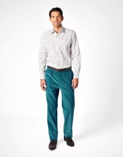 Needlecord Trousers - Teal