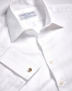 White Herringbone Shirt