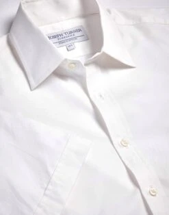 White Poplin Shirt - Short Sleeve