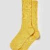Combed Cotton Socks - Yellow -Joseph Turner Shop Mens Yellow Combed Cotton Socks MASOCCYEL 1