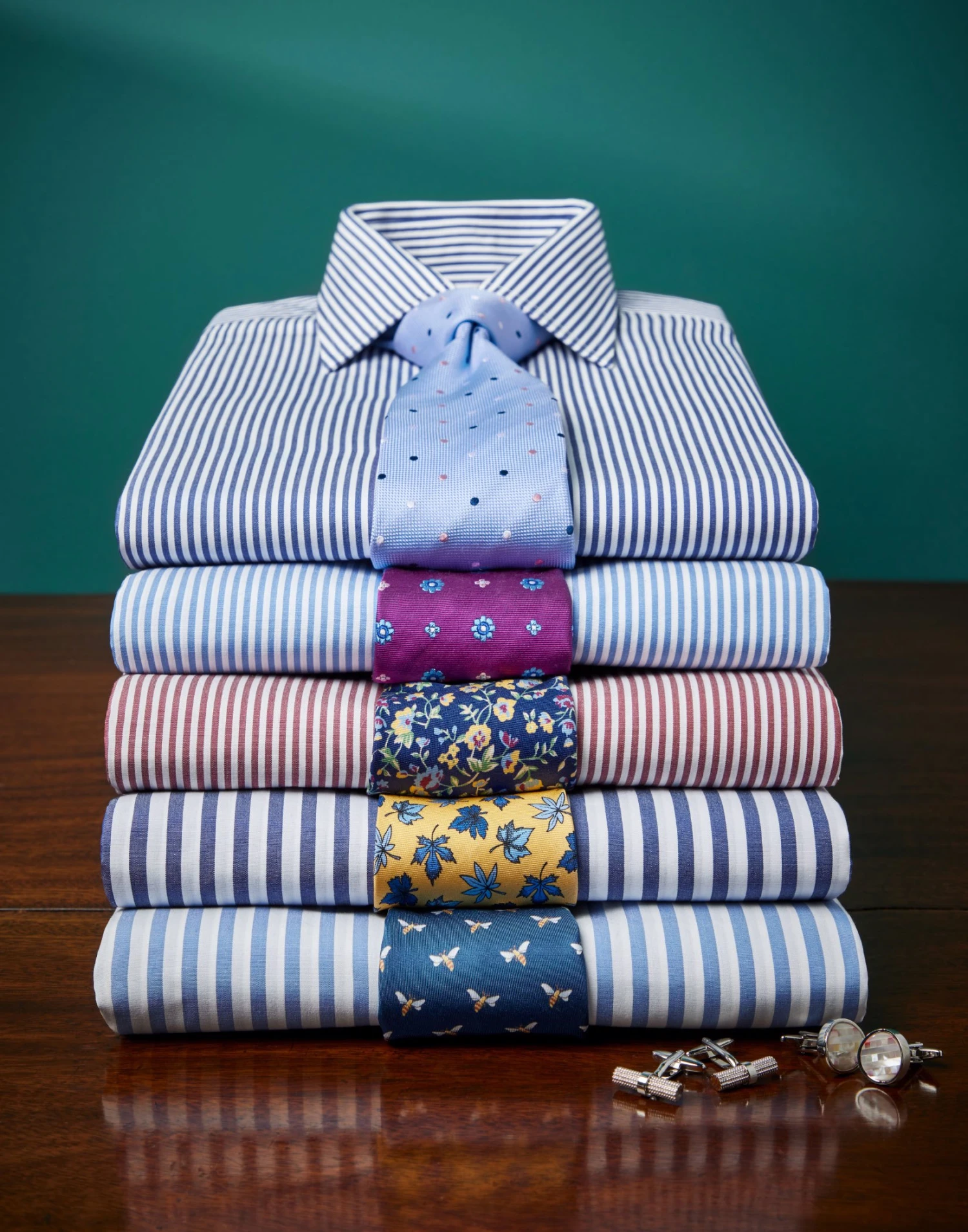 Sky Bengal Stripe Shirt 5 Sky Bengal Stripe Shirt - Image 3